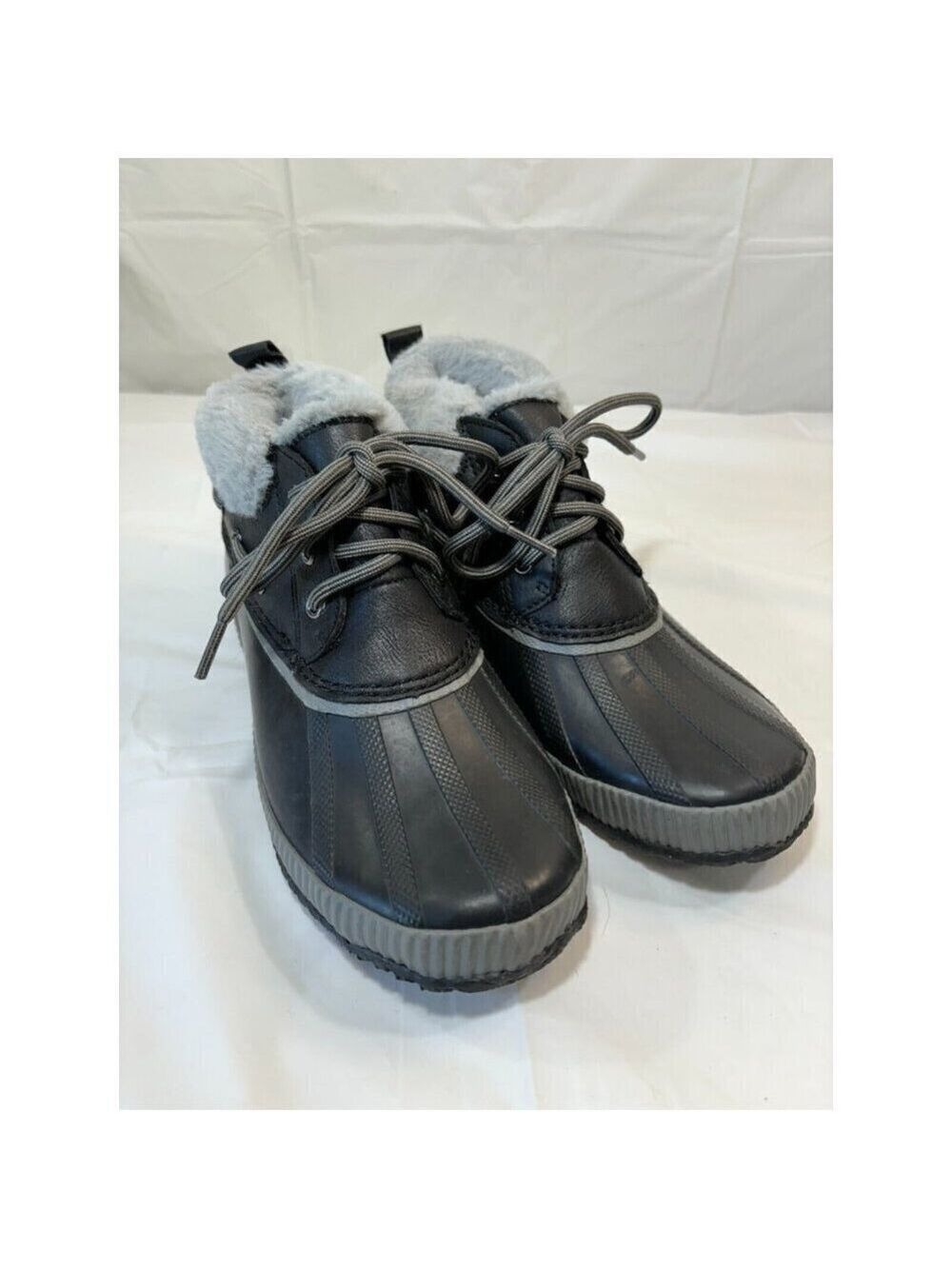 J Sport Mary Women's Waterproof Faux Fur Duck Boot Size 7 M